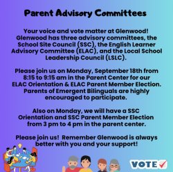 Parent Advisory Committees